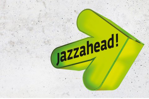 Das Logo der Jazzahead - ein grüner Pfeil. Das Logo der Jazzahead - ein grüner Pfeil.