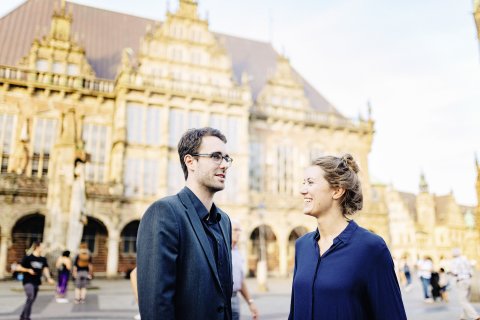 Geschäftsleute auf dem Marktplatz Geschäftsleute auf dem Marktplatz