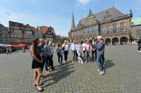 Stadtführung auf dem Marktplatz Stadtführung auf dem Marktplatz