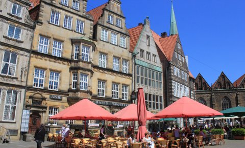 Teil des Gebäudeensembles am Rande des Bremer Marktplatzes. Teil des Gebäudeensembles am Rande des Bremer Marktplatzes.