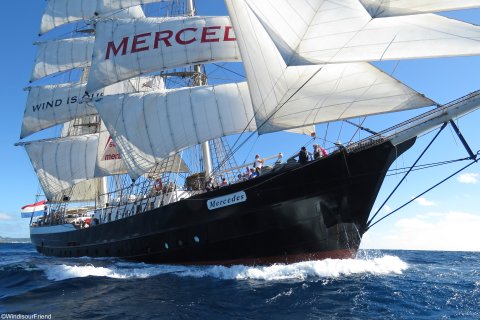 Segelschiff Mercedes auf der Nordsee Segelschiff Mercedes auf der Nordsee